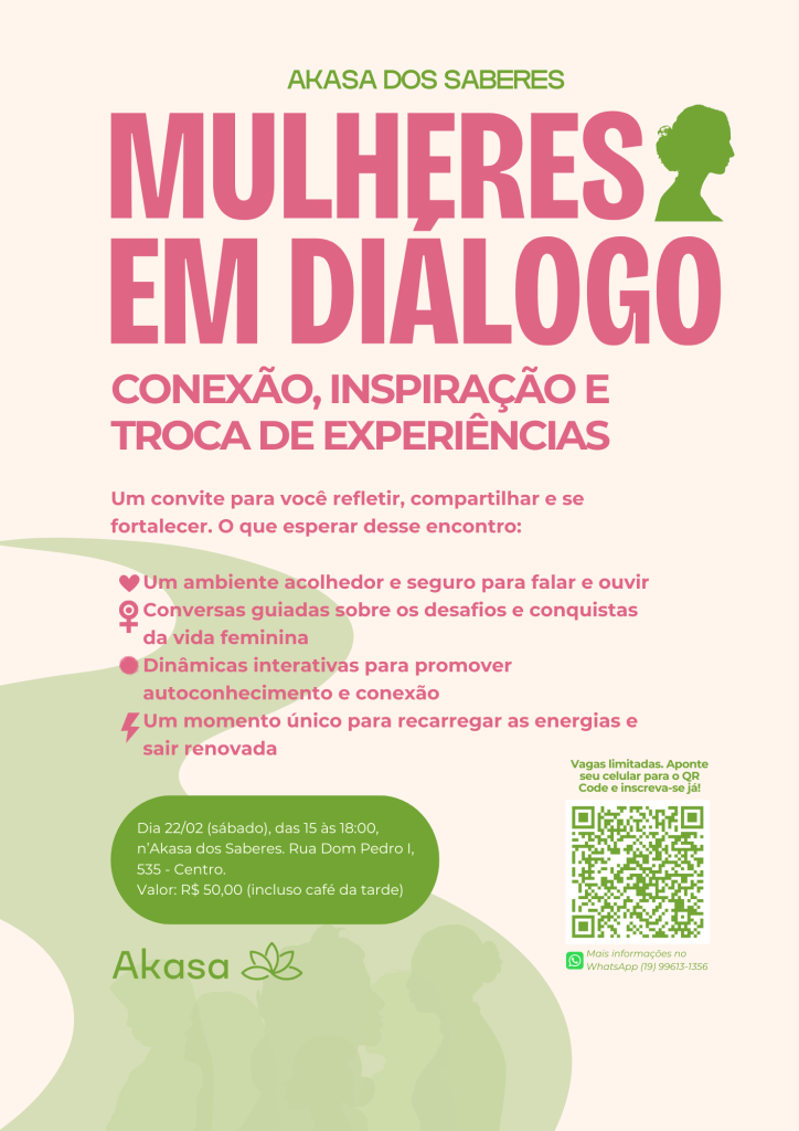 Encontro Mulheres em Diálogo Akasa dos Saberes Piracicaba